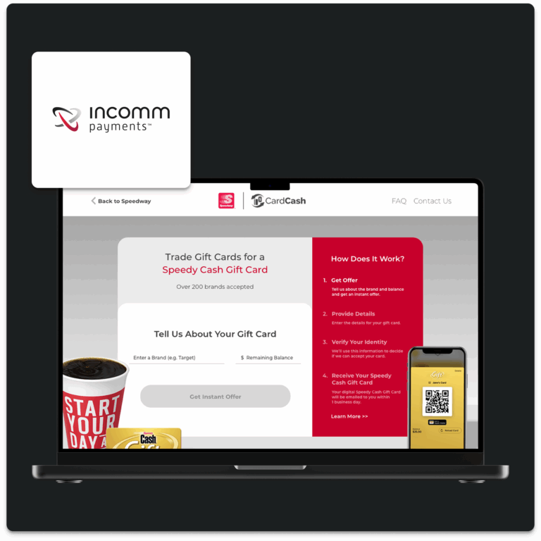 InComm Gift Card & Payments Integration Experience Image