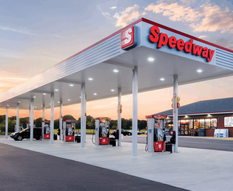 Speedway Store image at sunset